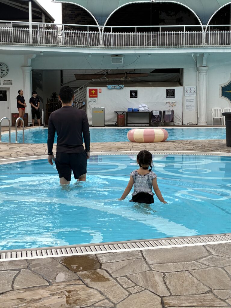子供用プールも